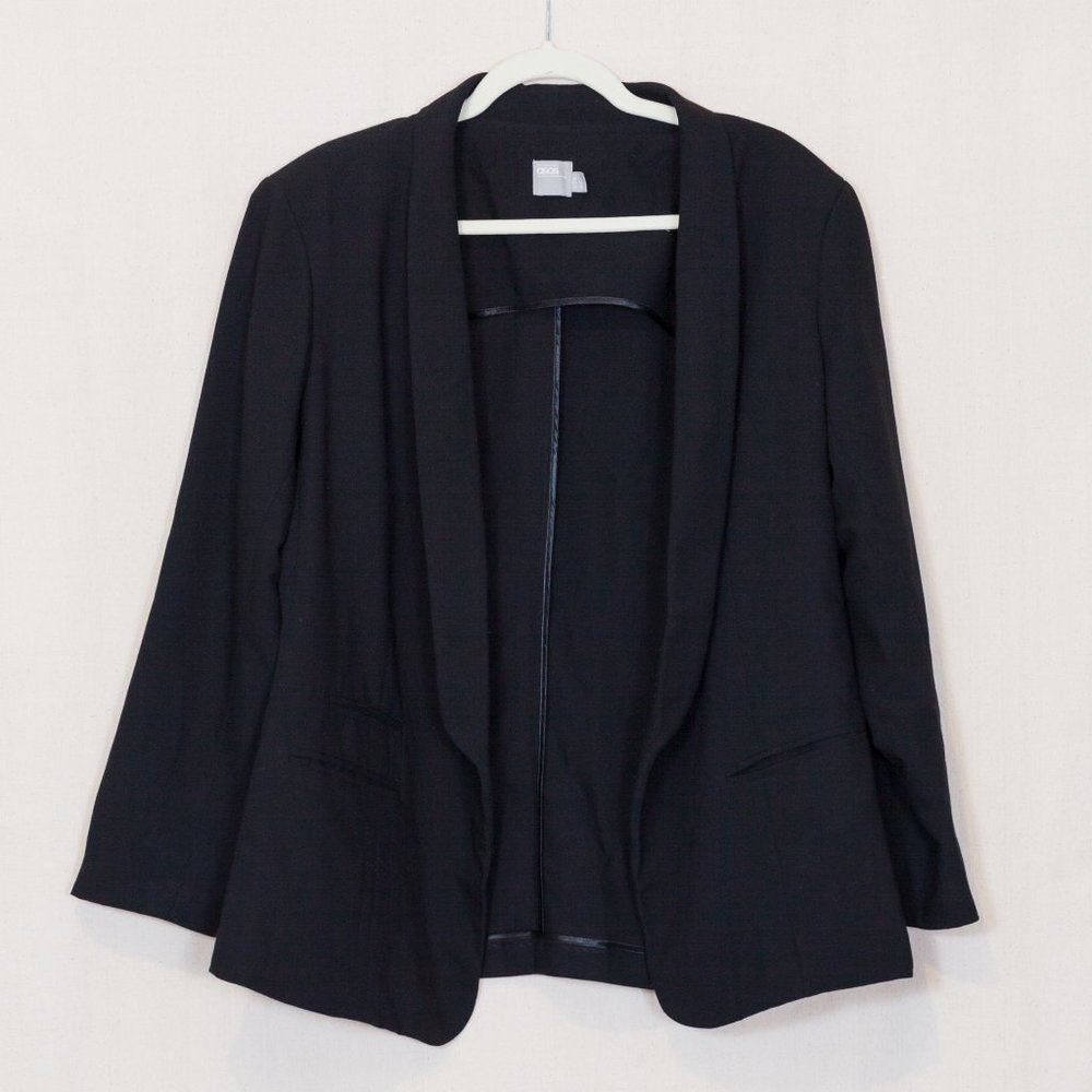 ASOS Black open front blazer
